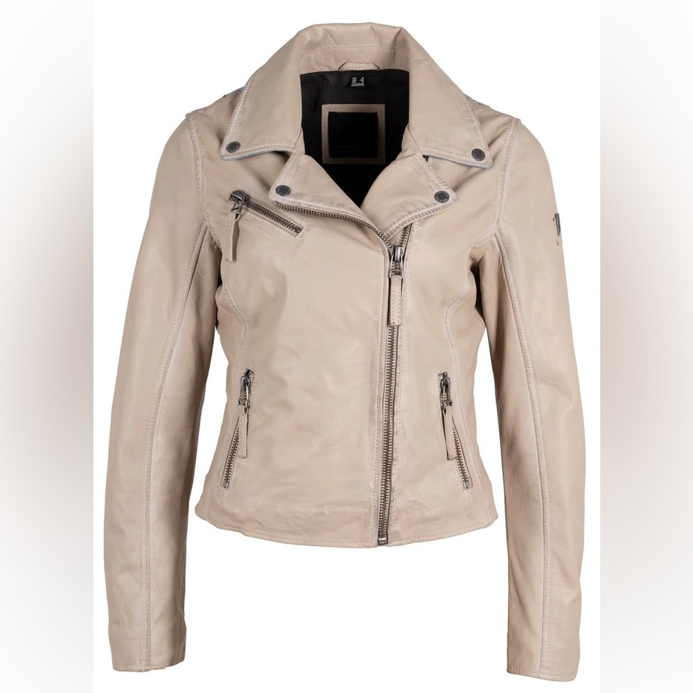Mauritius Leather Karyn RF Leather Jacket Blush Pink